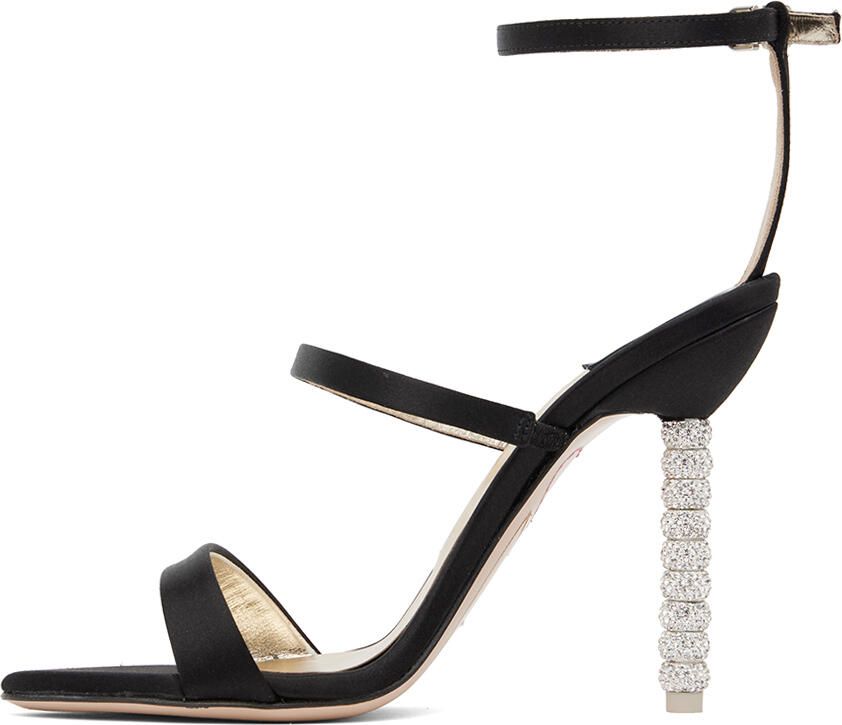 Sophia Webster Black Rosalind Heeled Sandals - Picture 3