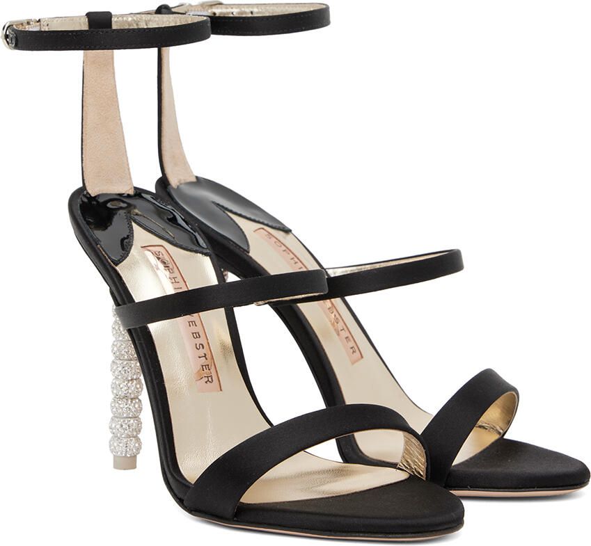 Sophia Webster Black Rosalind Heeled Sandals - Picture 2