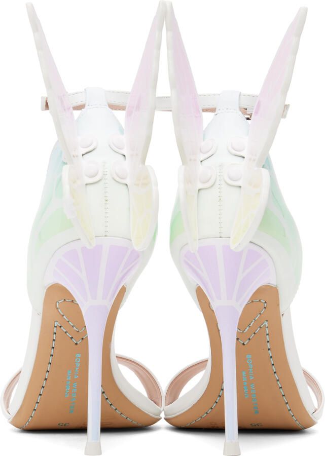 Sophia Webster Off-White Chiara Heeled Sandals - Picture 5