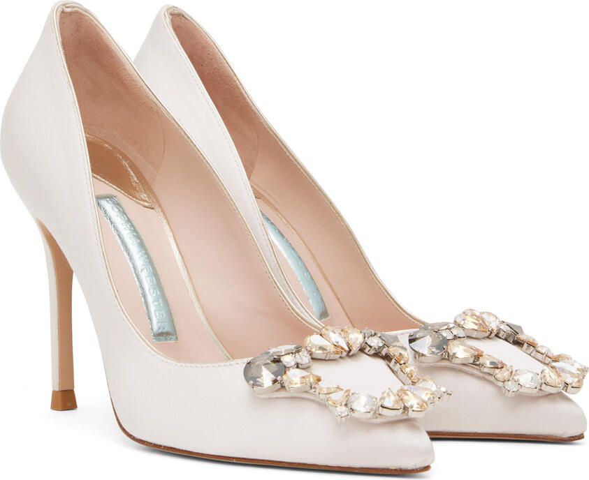 Sophia Webster Off-White Margaux Heels - Picture 2