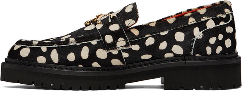 Soulland Black & White Vinny's Edition Palace Loafers - Picture 3