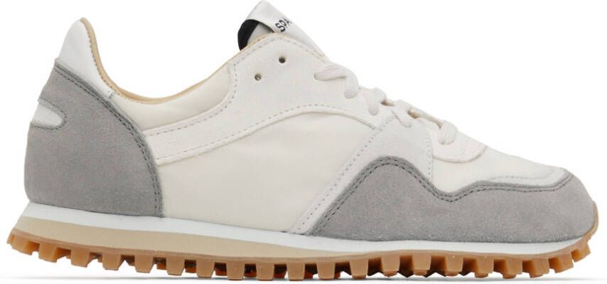 Spalwart Grey & Off-White Marathon Trail Low Sneakers - Picture 5