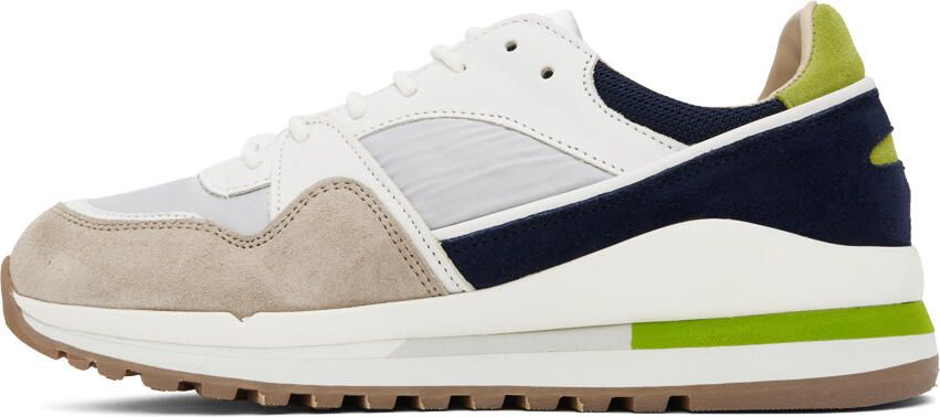 Spalwart Beige & Navy Trail Blazer Sneakers - Picture 3