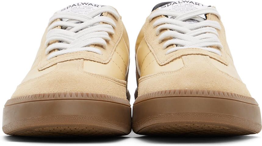 Spalwart Beige Nappa Smash Sneakers - Picture 3