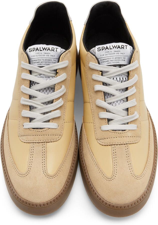 Spalwart Beige Nappa Smash Sneakers
