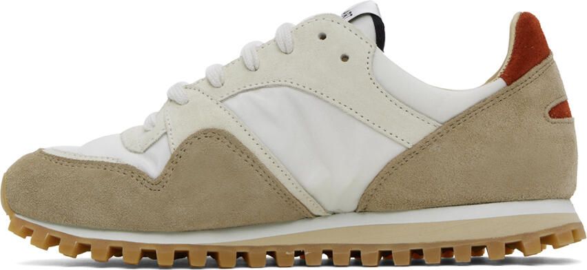 Spalwart White & Beige Marathon Trail Low Sneakers - Picture 3