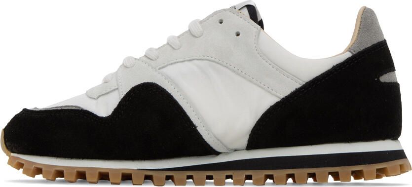 Spalwart White & Black Marathon Trail Low Sneakers - Picture 3