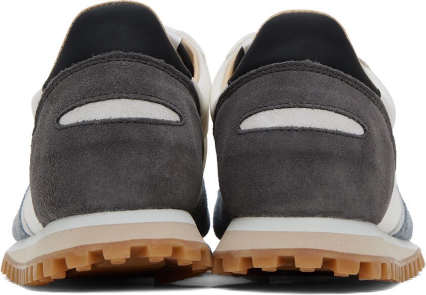 Spalwart White & Gray Marathon Trail Low Sneakers