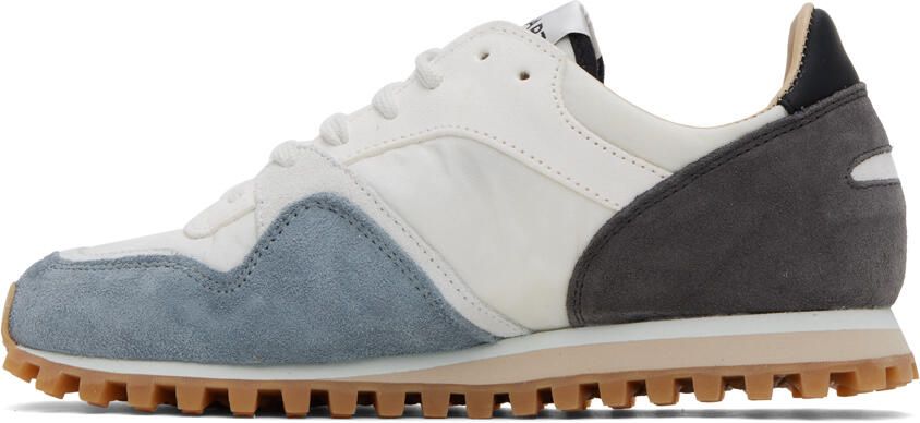 Spalwart White & Gray Marathon Trail Low Sneakers - Picture 3