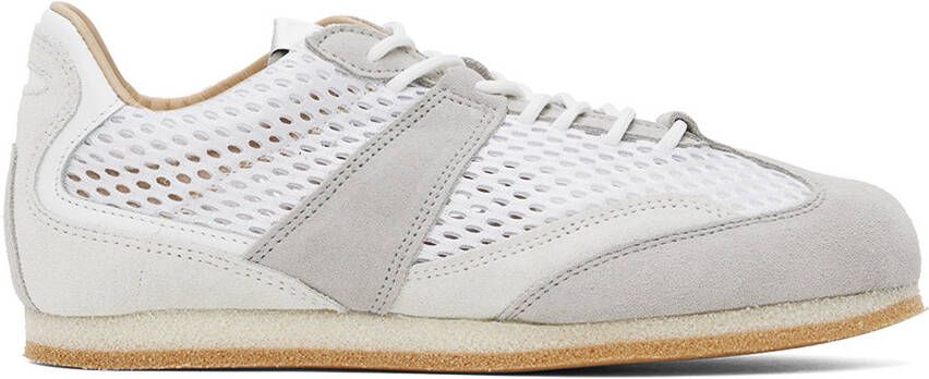 Spalwart White & Gray Lite Track Sneakers - Picture 5