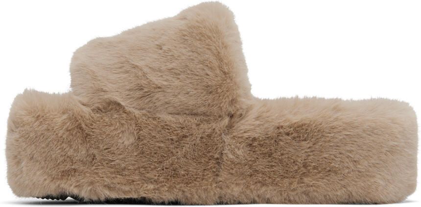 Stand Studio Taupe Phoebe Sandals - Picture 3