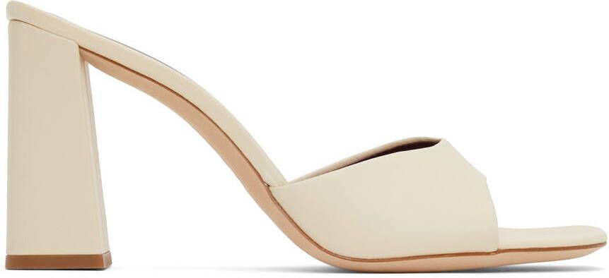 Staud Off-White Sloane Heeled Sandals - Picture 6