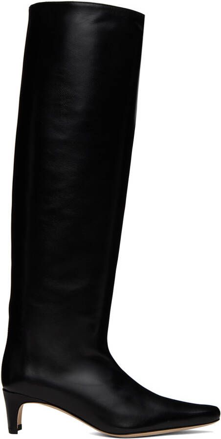 Staud Black Wally Tall Boots - Picture 2