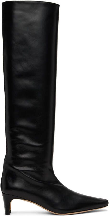 Staud Black Wally Tall Boots - Picture 6