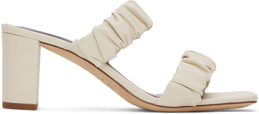 Staud Off-White Frankie Heeled Sandals - Picture 10