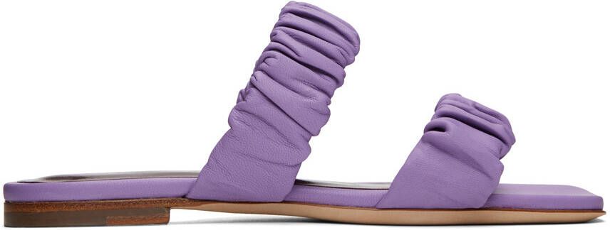 Staud Purple Maya Sandals - Picture 5
