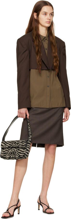 Staud Black Nicolette Heeled Sandals - Picture 5