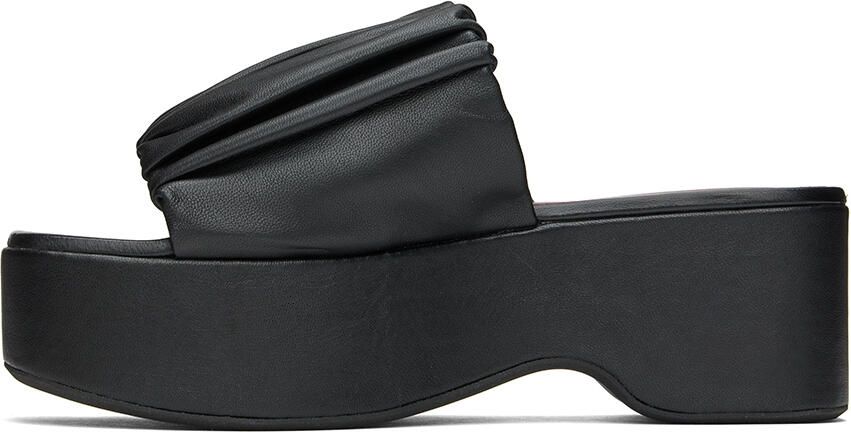 Staud Black Nina Platform Sandals - Picture 3