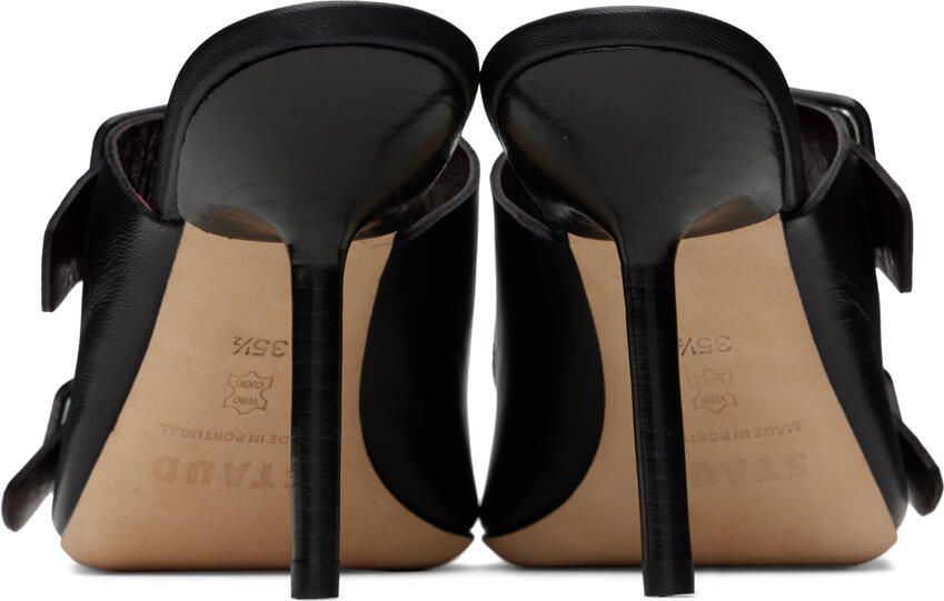 Staud Black Remi Heeled Sandals