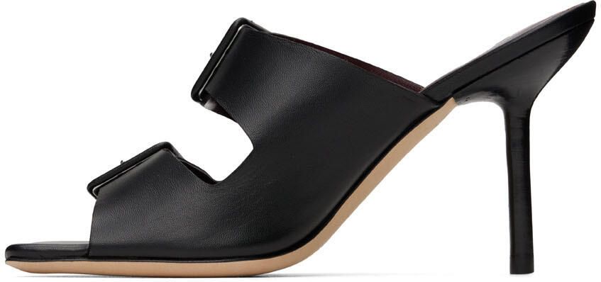Staud Black Remi Heeled Sandals - Picture 3
