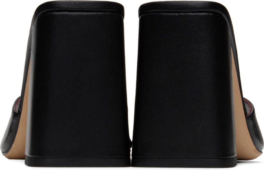 Staud Black Sloane Leather Heeled Sandals - Picture 5