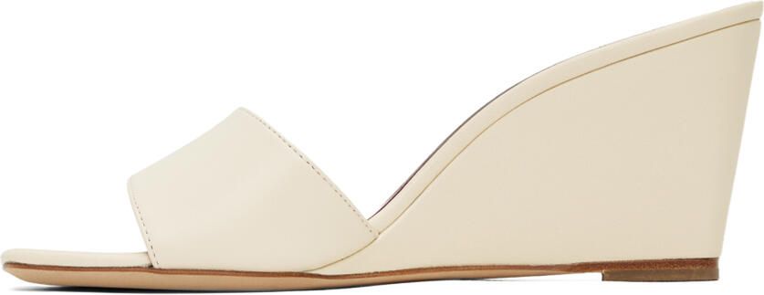 Staud Off-White Billie Wedge HeeledSandals - Picture 3
