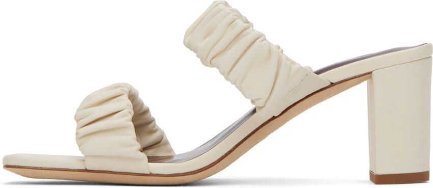 Staud Off-White Frankie Heeled Sandals - Picture 11