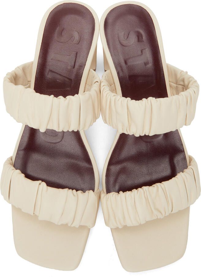 Staud Off-White Frankie Heeled Sandals - Picture 2