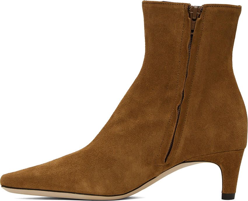 Staud Tan Wally Ankle Boots - Picture 3