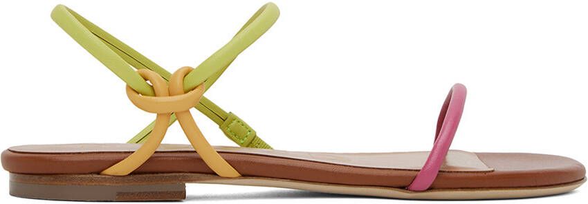 Staud Tan Laurel Sandals - Picture 5