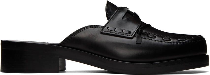 Stefan Cooke Black Button Mules - Picture 5