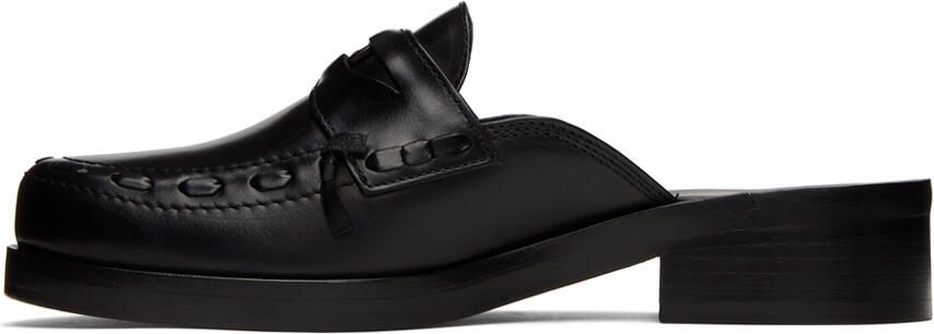 Stefan Cooke Black Button Mules - Picture 3