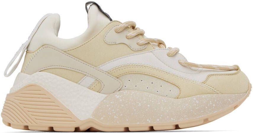 Stella McCartney Beige & White Eclypse Sneakers - Picture 3