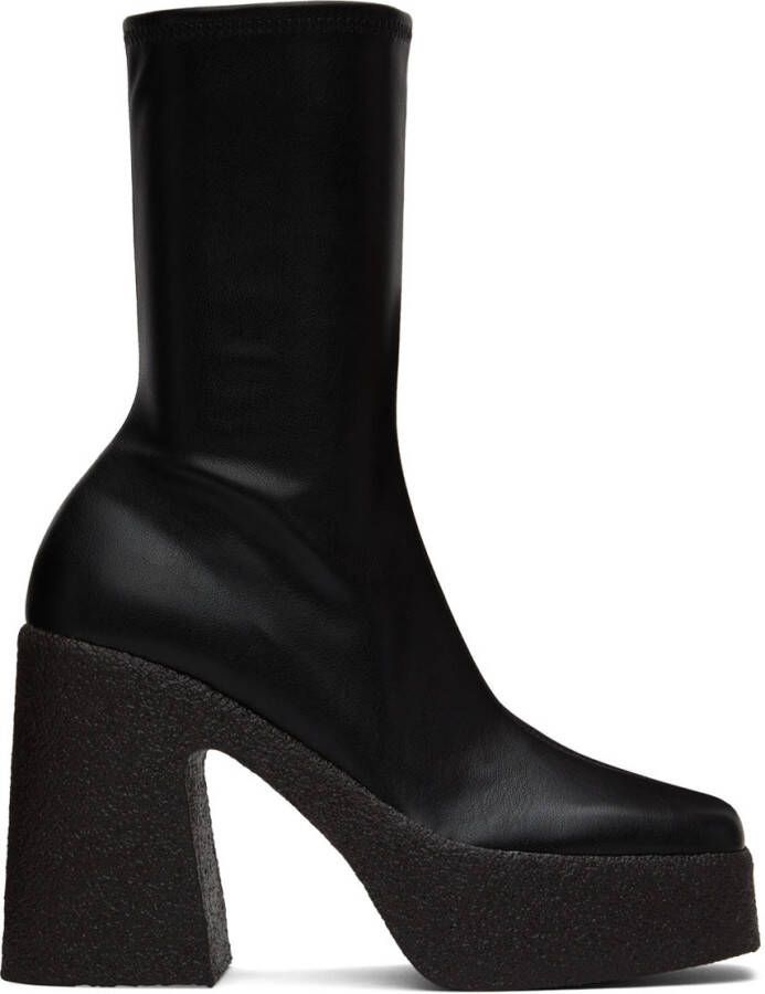 Stella McCartney Black Chunky Boots - Picture 4