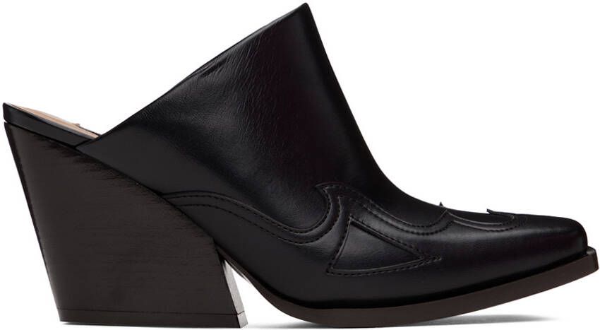 Stella McCartney Black Cowboy Cloudy Mules - Picture 5
