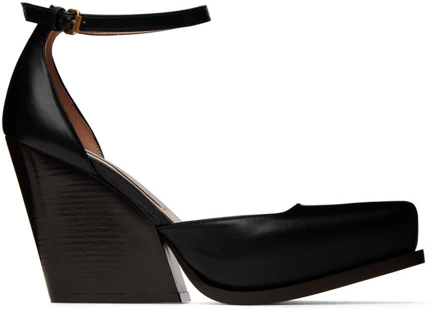 Stella McCartney Black Cowboy Heels