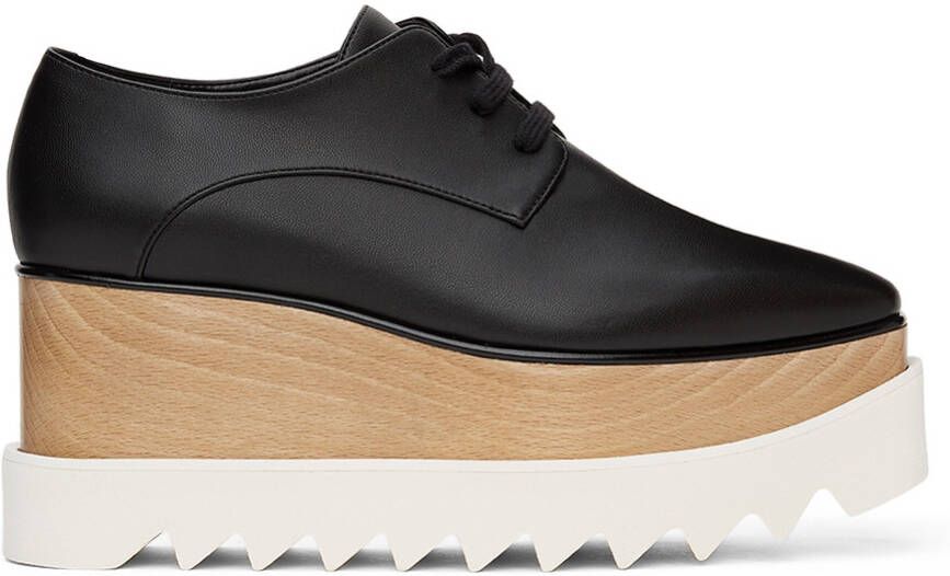 Stella McCartney Black Elyse Derbys - Picture 5