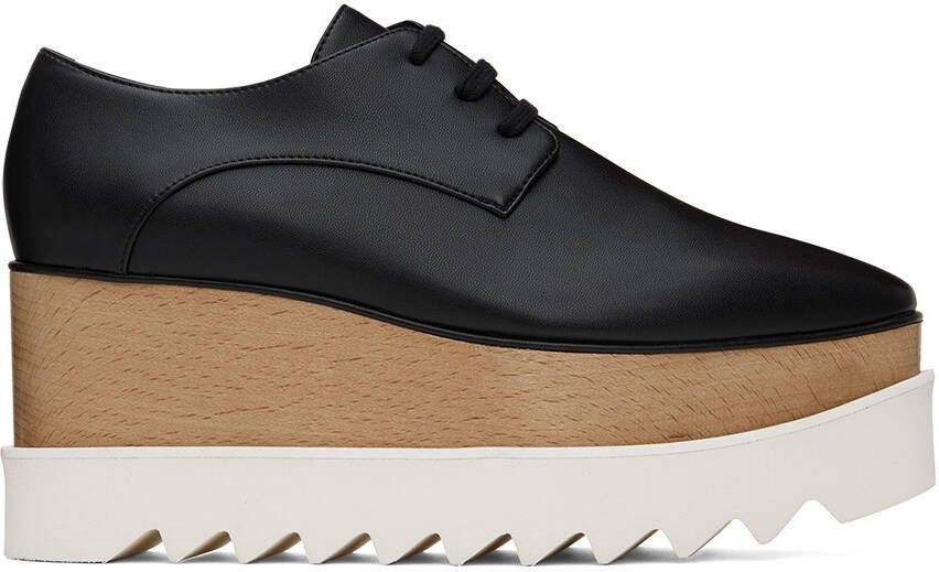 Stella McCartney Black Elyse Platform Derbys