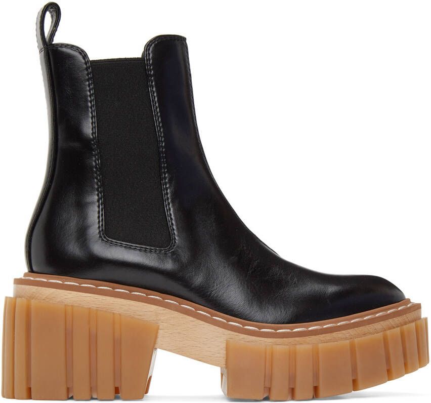 Stella McCartney Black Emilie Chelsea Boots - Picture 5