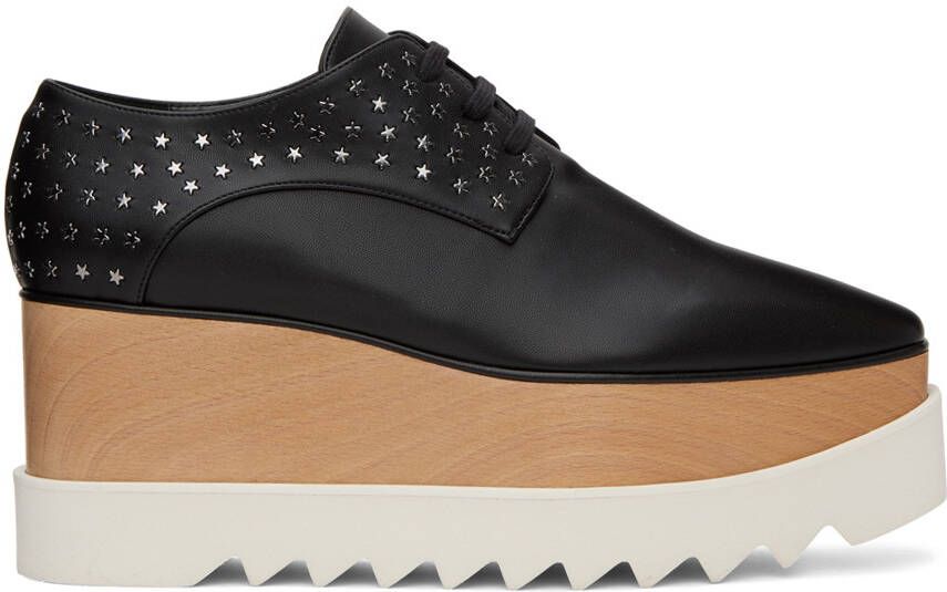 Stella McCartney Black Mini Star Elyse Oxfords - Picture 5