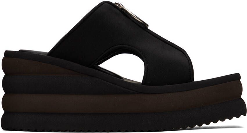 Stella McCartney Black Scuba Slides