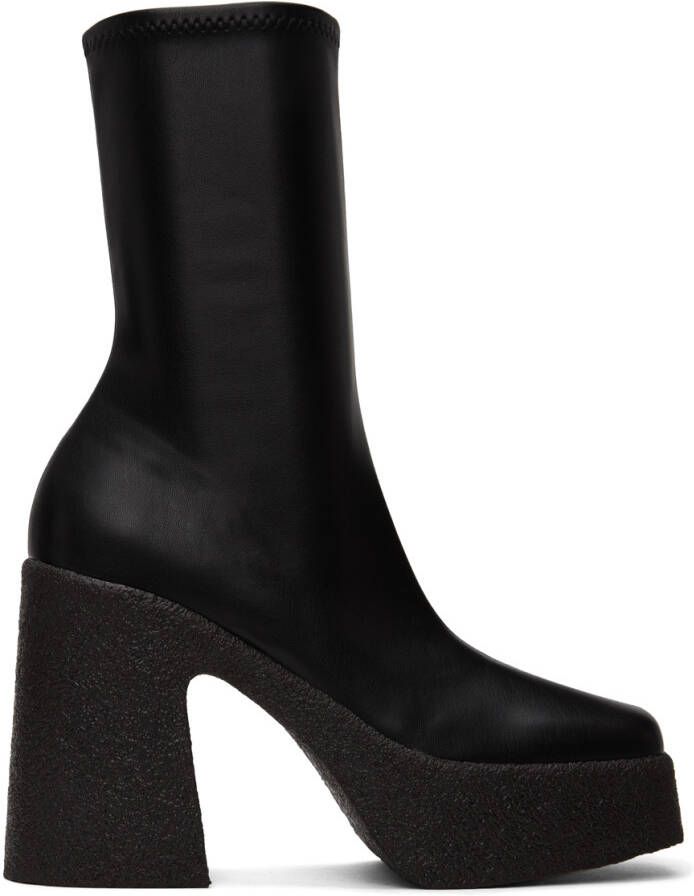 Stella McCartney Black Skyla Heeled Boots - Picture 2