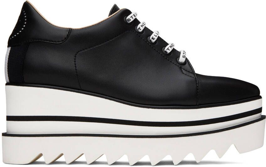 Stella McCartney Black Sneak-Elyse Derbys - Picture 4