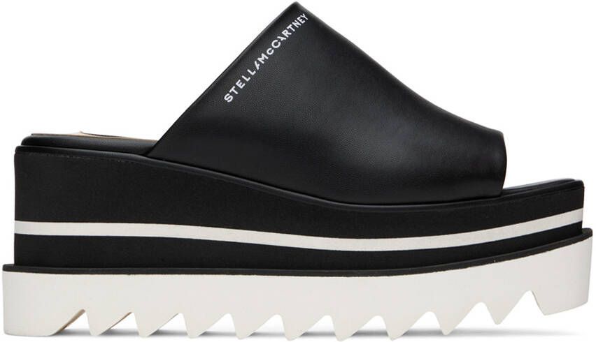 Stella McCartney Black Sneak-Elyse Sandals - Picture 3