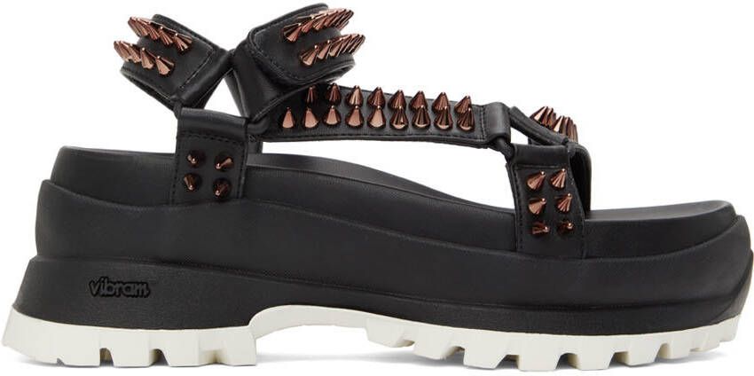 Stella McCartney Black Trace Sandals - Picture 5