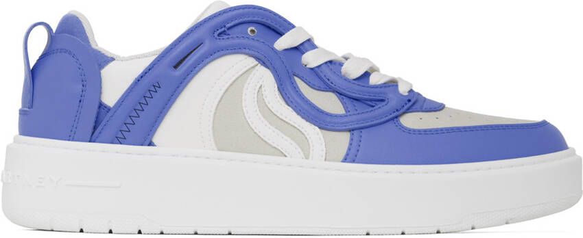 Stella McCartney Bue & White S-Wave 1 Sneakers - Picture 5