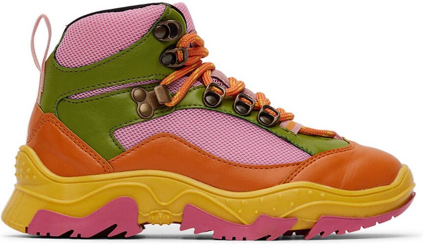 Stella McCartney Kids Multicolor Hiking Boots - Picture 4