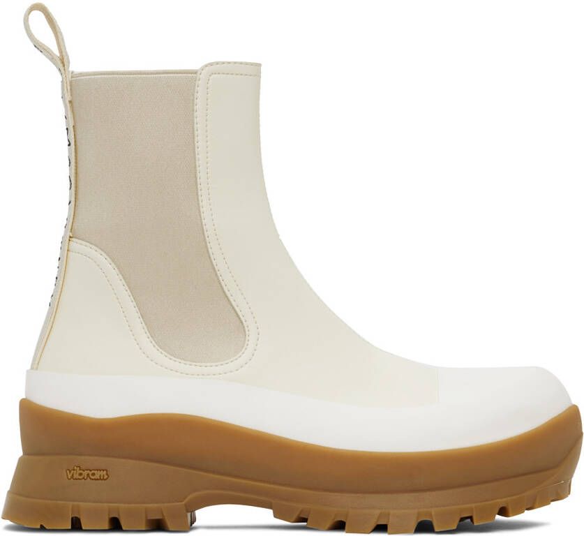 Stella McCartney Off-White Trace Boots - Picture 5