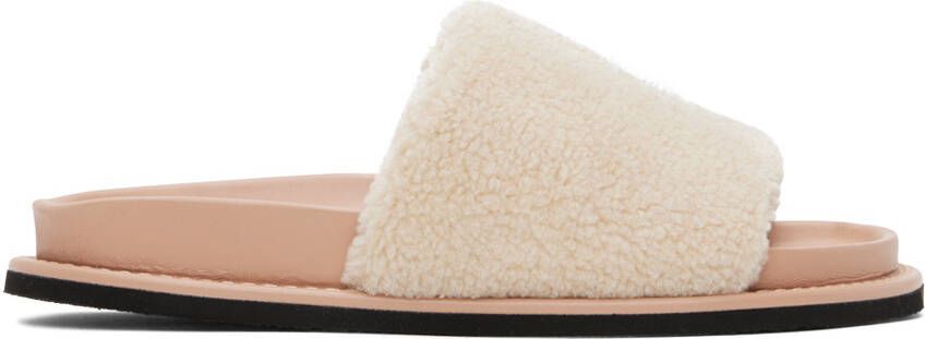 Stella McCartney Pink Yoshitomo Nara Edition 'Little Black Bunny' Slides - Picture 5