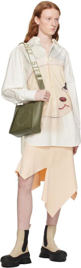 Stella McCartney Beige & Black Trace Sport Boots - Picture 4